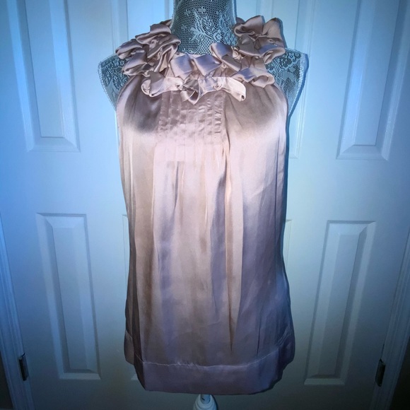 Violet & Claire blush sleeveless blouse sz M - Picture 1 of 3